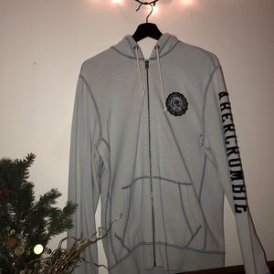 Light blue Abercrombie oversized hoodie